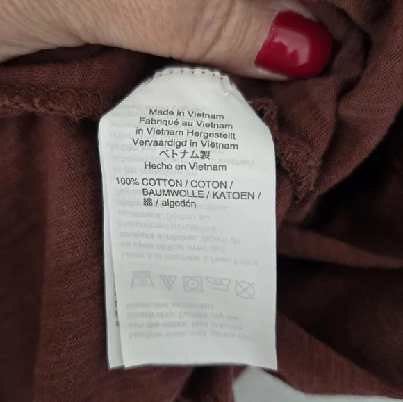Madewell Brown Tee Large - Picture 4 of 6